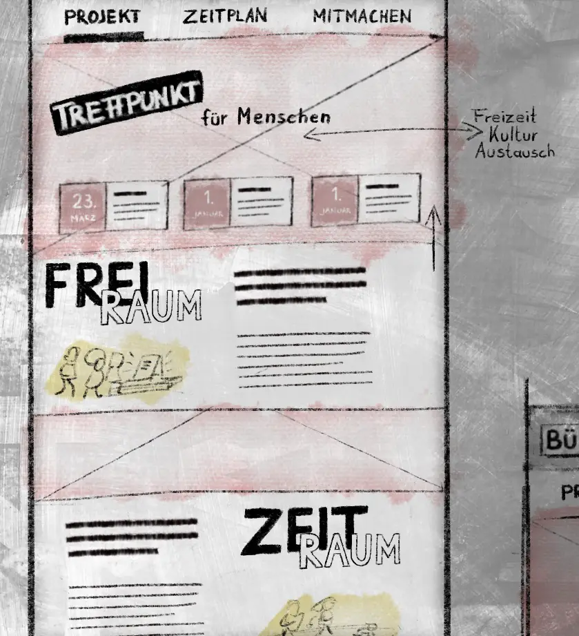 Grafik einer Konzeptzeichnung